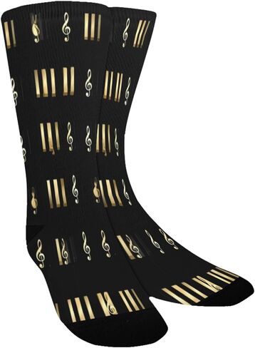 جوارب المشي لمسافات طويلة بنمط البيانو الموسيقي - جوارب شتوية حرارية سميكة دافئة للأولاد والبنات الصغار للمدرسة، والارتداء اليومي والأنشطة الخارجية in Kuwait