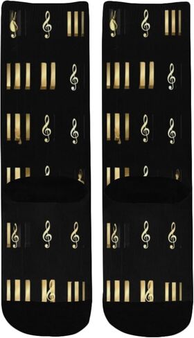 جوارب المشي لمسافات طويلة بنمط البيانو الموسيقي - جوارب شتوية حرارية سميكة دافئة للأولاد والبنات الصغار للمدرسة، والارتداء اليومي والأنشطة الخارجية in Kuwait