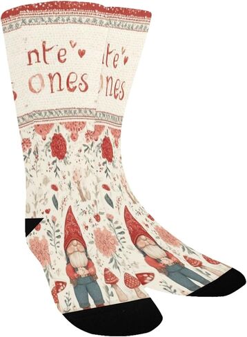 جوارب المشي لمسافات طويلة بنمط Rose Gnomes - جوارب شتوية حرارية سميكة دافئة للأطفال الصغار للأولاد والبنات للمدرسة، والارتداء اليومي والأنشطة الخارجية in Kuwait