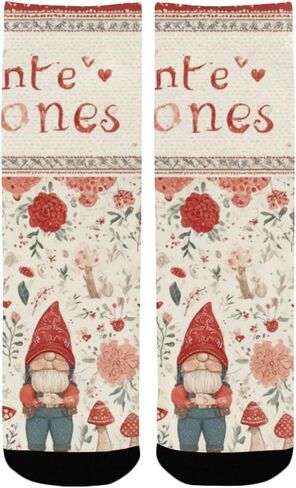 جوارب المشي لمسافات طويلة بنمط Rose Gnomes - جوارب شتوية حرارية سميكة دافئة للأطفال الصغار للأولاد والبنات للمدرسة، والارتداء اليومي والأنشطة الخارجية in Kuwait