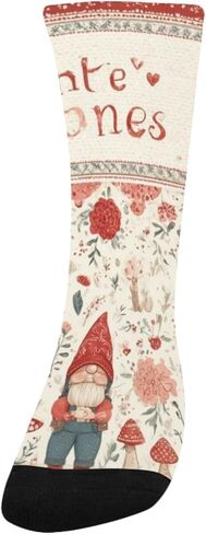 جوارب المشي لمسافات طويلة بنمط Rose Gnomes - جوارب شتوية حرارية سميكة دافئة للأطفال الصغار للأولاد والبنات للمدرسة، والارتداء اليومي والأنشطة الخارجية in Kuwait