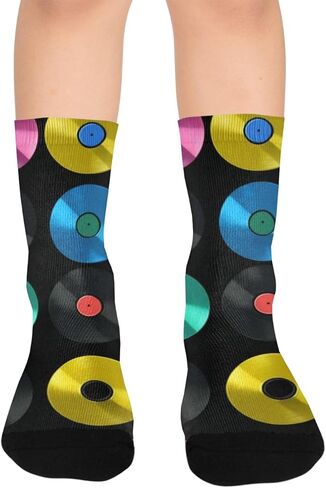 جوارب للمشي لمسافات طويلة بتصميم شبكي من الفينيل - جوارب شتوية حرارية سميكة دافئة للأطفال الصغار للأولاد والبنات للمدرسة، والارتداء اليومي والأنشطة الخارجية in Kuwait