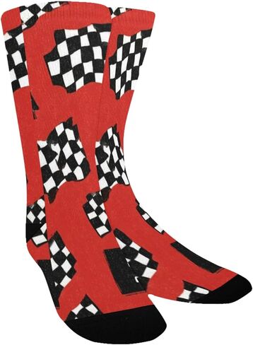 جوارب المشي لمسافات طويلة على شكل فن السباق - جوارب شتوية حرارية سميكة دافئة للأولاد والبنات الصغار للمدرسة، والارتداء اليومي والأنشطة الخارجية in Kuwait