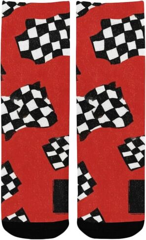 جوارب المشي لمسافات طويلة على شكل فن السباق - جوارب شتوية حرارية سميكة دافئة للأولاد والبنات الصغار للمدرسة، والارتداء اليومي والأنشطة الخارجية in Kuwait