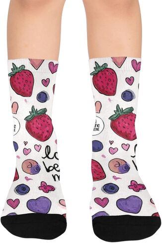 جوارب بيربل بيري فروت للتنزه سيرًا على الأقدام - جوارب شتوية حرارية سميكة دافئة للأطفال الصغار للأولاد والبنات للمدرسة، والارتداء اليومي والأنشطة الخارجية in Kuwait