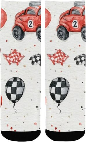 جوارب حمراء للمشي لمسافات طويلة بتصميم سريع السباق - جوارب شتوية حرارية سميكة دافئة للأولاد والبنات للمدرسة، والارتداء اليومي والأنشطة الخارجية in Kuwait