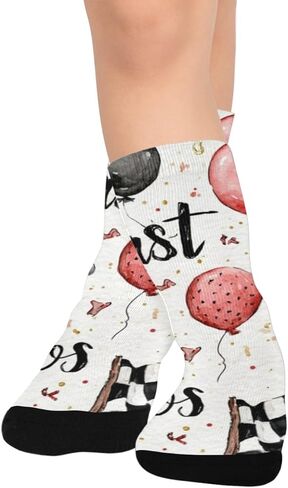 جوارب ملونة للتنزه سيرًا على الأقدام لسيارات السباق - جوارب شتوية حرارية سميكة دافئة للأطفال الصغار للأولاد والبنات للمدرسة، والارتداء اليومي والأنشطة الخارجية in Kuwait