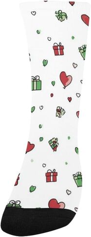 جوارب المشي لمسافات طويلة بنمط قلب أحمر - جوارب شتوية حرارية سميكة دافئة للأطفال الصغار للأولاد والبنات للمدرسة، والارتداء اليومي والأنشطة الخارجية in Kuwait