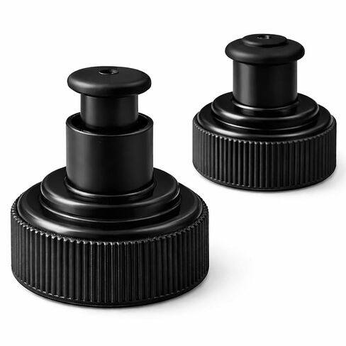 2 Pack Push-Pull Replacement Lid Set Only for the Runtasty 10 & 12 oz Bottles, which perfectly fit the 3-Way pocket hydration Running belt w/touchscreen cover & 2-in-1 Running Fun Handheld & Add-on! in Kuwait