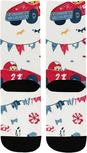 جوارب صيد بحري حمراء للمشي لمسافات طويلة - جوارب شتوية حرارية سميكة دافئة للأطفال الصغار للأولاد والبنات للمدرسة، والارتداء اليومي والأنشطة الخارجية in Kuwait