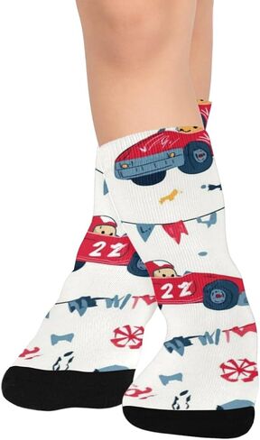 جوارب صيد بحري حمراء للمشي لمسافات طويلة - جوارب شتوية حرارية سميكة دافئة للأطفال الصغار للأولاد والبنات للمدرسة، والارتداء اليومي والأنشطة الخارجية in Kuwait