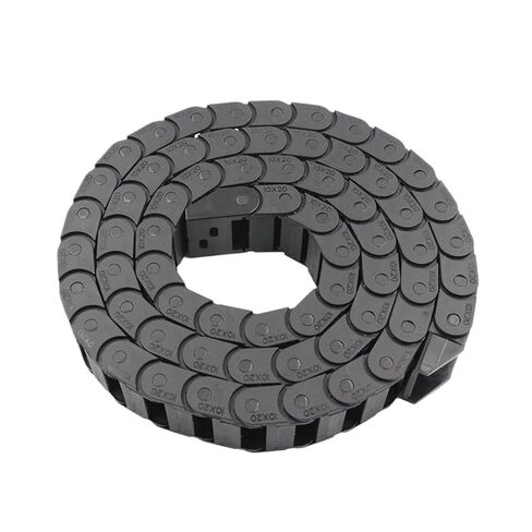 1 Meter Plastic Cable Chain 1M Wire Carrier Drag Chain with End Connector Chains for Router Machine Cable Channel(10x10mm) in Saudi Arabia