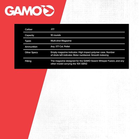 Gamo Swarm Fusion G2 10X GEN2 Quick-Shot mag .177 in Kuwait