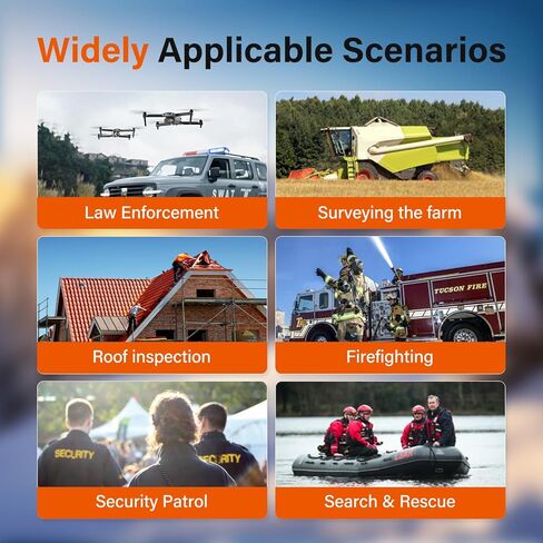 Autel Robotics EVO Lite 640T Enterprise، 640 * 512 30 هرتز T~hermal & 1/2 بوصة CMOS 48MP C-amera، التعرف على أهداف الذكاء الاصطناعي، 40 دقيقة، ناقل حركة 12 كيلومتر، يدعم معرف جهاز التحكم عن بعد in Saudi Arabia
