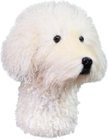 Doodle Dog Golf Head Cover - Realistic Dog Design, Fits 460CC/450CC/350CC Drivers, Premium Material, Protective Golf Club Cover, Perfect Golf Gift for Men Women Golfers in Saudi Arabia