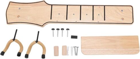 SUNGOOYUE حامل جداري للجيتار من الخشب الصلب قوي وجميل مع مطاط ناعم، سهل التركيب، حماية من الخدش، حامل حامل شماعة جيتار خشبي T127 لـ in Kuwait