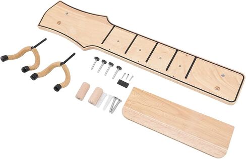 SUNGOOYUE حامل جداري للجيتار من الخشب الصلب قوي وجميل مع مطاط ناعم، سهل التركيب، حماية من الخدش، حامل حامل شماعة جيتار خشبي T127 لـ in Kuwait