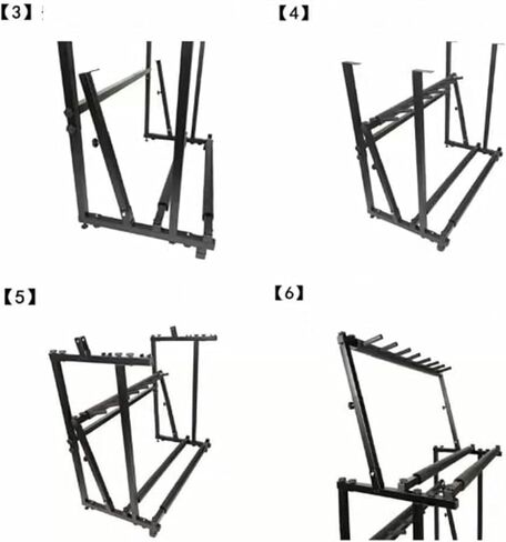 Floor-Standing Tennis Racket Rack, Heavy Duty Steel Tennis Rackets/Badminton Rackets Storage Rack, Height Adjustable, Violin/Guitar Display Stand in Saudi Arabia
