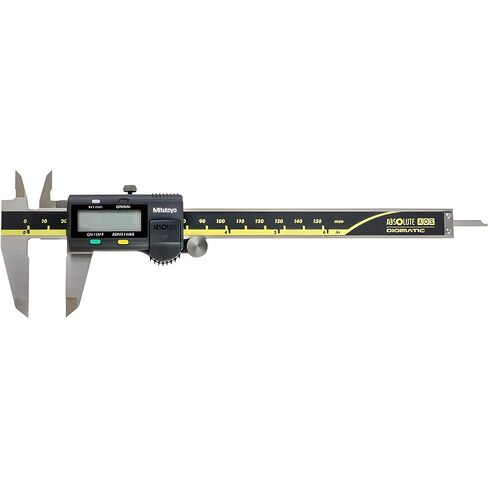 فرجار Mituttoyo 500-196-30 مقاس 6 بوصات (150 مم) - جهاز تشفير AOS مطلق عالي الدقة بدقة 0.0005 بوصة/0.01 مم - أداة قياس فرجار متينة من الفولاذ المقاوم للصدأ in Saudi Arabia