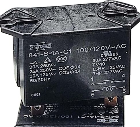 2 قطعة 841-S-1A-C1 100/120VAC 30A 4 دبابيس التتابع in Kuwait