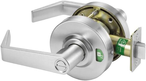 Arrow APL02-ST-626 Grade 1 Privacy Cylindrical Lock, Non-Keyed, Sierra, 3-1/2" Diameter Rose, Indicator with Icons in Saudi Arabia