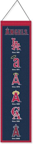 WinCraft Anaheim Angels Evolution 8x32 Inch Vertical Wool Embroidered Hanging Banner in Saudi Arabia
