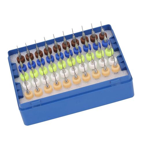 AUNMAS 50pcs Carbide Micro Drill Bits, High Hardness Wear PCB Drill Bits for Circuit Board Carving, with Strictly Symmetrical Cutting for PCB SMT Mould Hardware Processing in Saudi Arabia