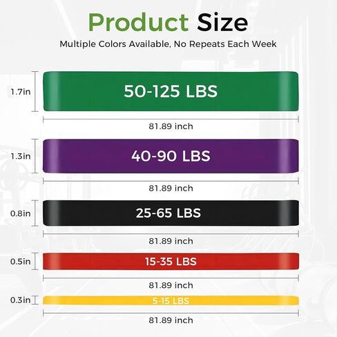 10 قطع من أحزمة المساعدة على السحب، 10 مستويات من أحزمة المقاومة للتمرين، أشرطة مقاومة للتمارين للرجال والنساء، شريط مقاومة للياقة البدنية، تدريب القوة، العلاج الطبيعي in Kuwait
