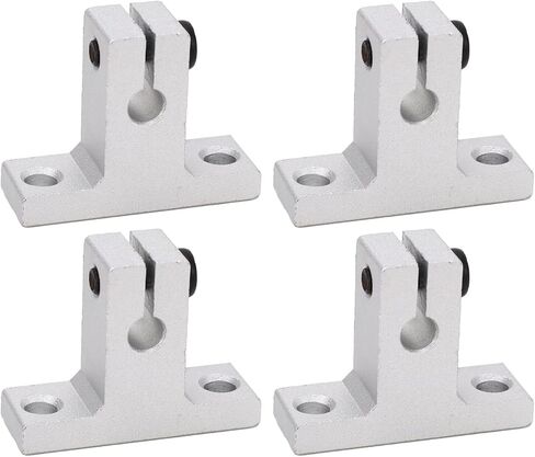 4 Pcs Linear Rail Clamping Support Aluminum Alloy Linear Motion Rail Clamping Rod Guide Support in Saudi Arabia