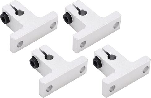 4 Pcs Linear Rail Clamping Support Aluminum Alloy Linear Motion Rail Clamping Rod Guide Support in Saudi Arabia