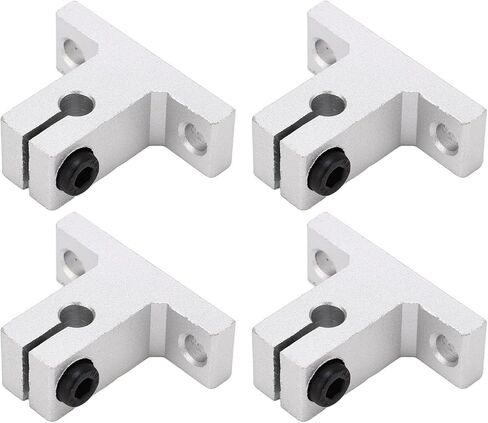 4 Pcs Linear Rail Clamping Support Aluminum Alloy Linear Motion Rail Clamping Rod Guide Support in Saudi Arabia