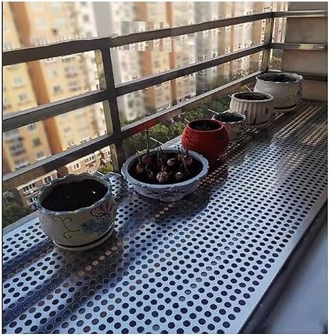 Stainless Steel Perforated Plate,304 Stainless Steel Perforated Plate - Durable Metal Sheets for Balcony Protection, Leak-Proof Window Pads, Anti-Fall Safety Solution, Versatile & Rust-resis in Saudi Arabia