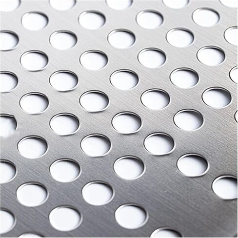 Stainless Steel Perforated Plate,304 Stainless Steel Perforated Sheet - Easy to Install Metal Plate (30x50 cm) - Durable, Corrosion-Resistant, Ideal for DIY Projects & Home Improvement in Saudi Arabia