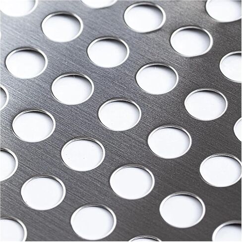 Stainless Steel Perforated Plate,304 Stainless Steel Perforated Sheet - Anti-Fall Plate, Durable Metal Mesh for Industrial, Construction, and DIY Applications, Corrosion-Resistant, Versatile in Saudi Arabia