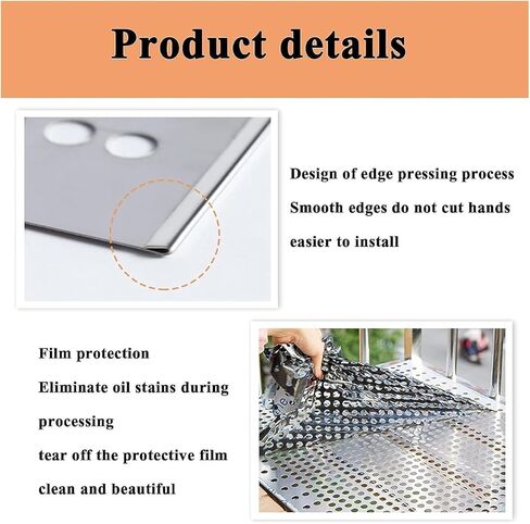 Stainless Steel Perforated Plate,304 Stainless Steel Perforated Sheet - Anti-Fall Plate, Durable Metal Mesh for Industrial, Construction, and DIY Applications, Corrosion-Resistant, Versatile in Saudi Arabia
