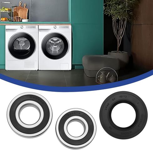 1 Set Washing Machine Ball Bearing and Seal Kit Bearing 6306 6307 2RS Shaft Seal 45x84x10/12 Repair Kit Compatible with Samsung Washing Machine in Saudi Arabia