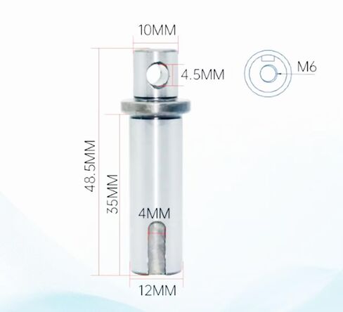 Generic Fixed Output Shaft (Cylinder-Cylinder), Model: D10-D12-L35, Installation Shaft Diameter: 12mm, Effective Shaft Length: 35mm, Key Width: 4mm,2pcs/lot. in Saudi Arabia