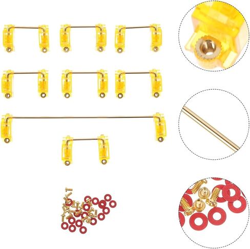 OSALADI مطلي PCB عمود الأقمار الصناعية لأغطية المفاتيح لوحة المفاتيح اللمسية مريح الكتابة مفتاح مثبت مثبت ملحقات الكمبيوتر in Kuwait