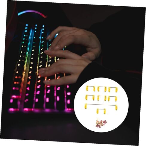 OSALADI مطلي PCB عمود الأقمار الصناعية لأغطية المفاتيح لوحة المفاتيح اللمسية مريح الكتابة مفتاح مثبت مثبت ملحقات الكمبيوتر in Kuwait