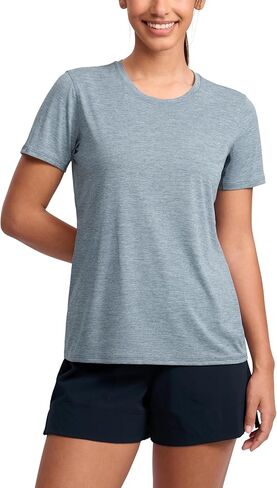 Innophra Cool Hiking Short Sleeve Shirt for Women - Quick Dry Soft Daily Sun T-Shirts Running Workout Athletic Summer Tops in Saudi Arabia