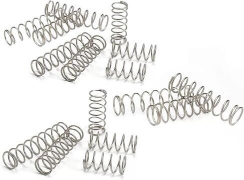 RWRAPS 100pcs/lot Small Springs Compression Spring, 304 Stainless Steel Small Spring (0.3 * 4 * 30mm), 4mm OD, 30mm Length, 0.3mm Wire Diameter Mechanical 304 Stainless Steel in Kuwait