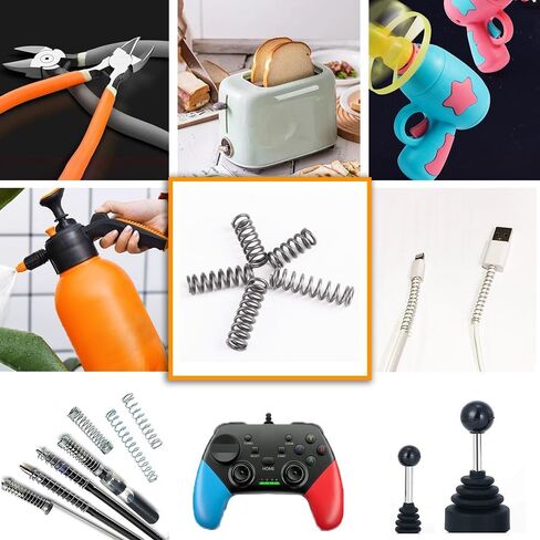 RWRAPS 100pcs/lot Small Springs Compression Spring, 304 Stainless Steel Small Spring (0.3 * 4 * 30mm), 4mm OD, 30mm Length, 0.3mm Wire Diameter Mechanical 304 Stainless Steel in Kuwait