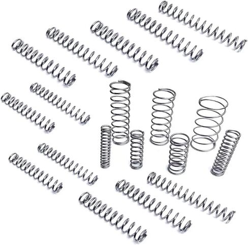 RWRAPS 100pcs/lot Small Springs Compression Spring, 304 Stainless Steel Small Spring (0.3 * 4 * 30mm), 4mm OD, 30mm Length, 0.3mm Wire Diameter Mechanical 304 Stainless Steel in Kuwait