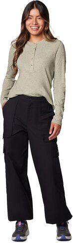 Columbia Womens Brea Falls Cotton Ripstop Pant, Black, Medium in Saudi Arabia