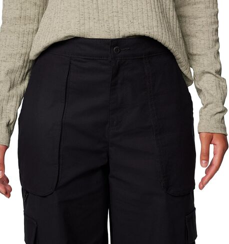 Columbia Womens Brea Falls Cotton Ripstop Pant, Black, Medium in Saudi Arabia