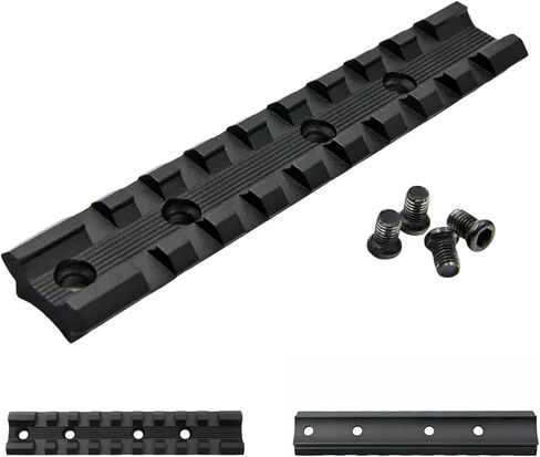 قاعدة نطاق Gotical قطعة واحدة لبنادق Muzzleloader القابلة للكسر، ألومنيوم من فئة الطائرات 6063، قاعدة نطاق سوداء غير لامعة، مسامير ومفتاح ربط مقاس 4 × 1½ بوصة in Kuwait