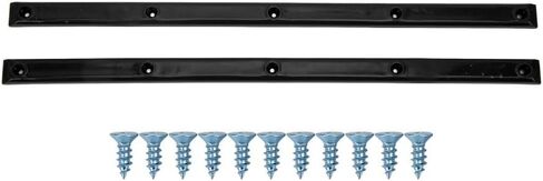 2Pcs Skateboard Rib Bones Rails 36.5x1.7cm Flexible ABS Guardrails with Mounting Screws Skateboard Edge Protector Accessories for Longboard Skateboard​ in Saudi Arabia