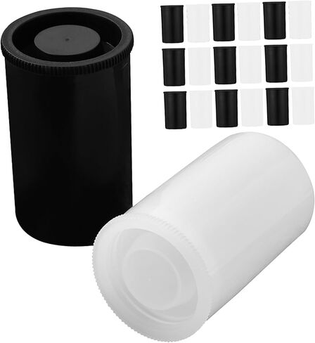 NUOBESTY 20Pcs Film Canisters Durable Pe Film Storage Case for Camera Reel Compact Easy to Use Containers for Photography Lovers for Travel Outdoor Shooting in Saudi Arabia