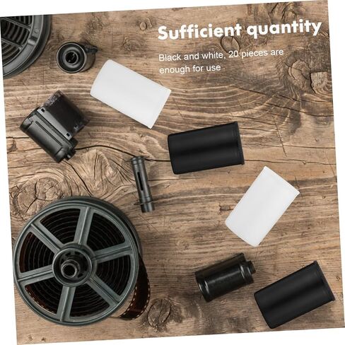 NUOBESTY 20Pcs Film Canisters Durable Pe Film Storage Case for Camera Reel Compact Easy to Use Containers for Photography Lovers for Travel Outdoor Shooting in Saudi Arabia