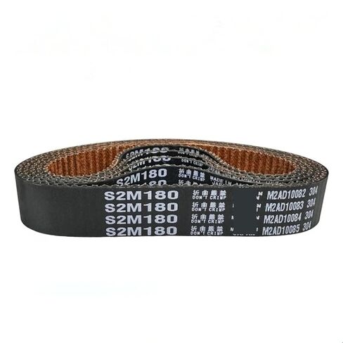 S2M120 S2M122 S2M124 S2M126 S2M128 Timing Belt G Motor Tools Pulley Circular Teeth Rubber 1Pcs(S2M124,12mm) in Kuwait